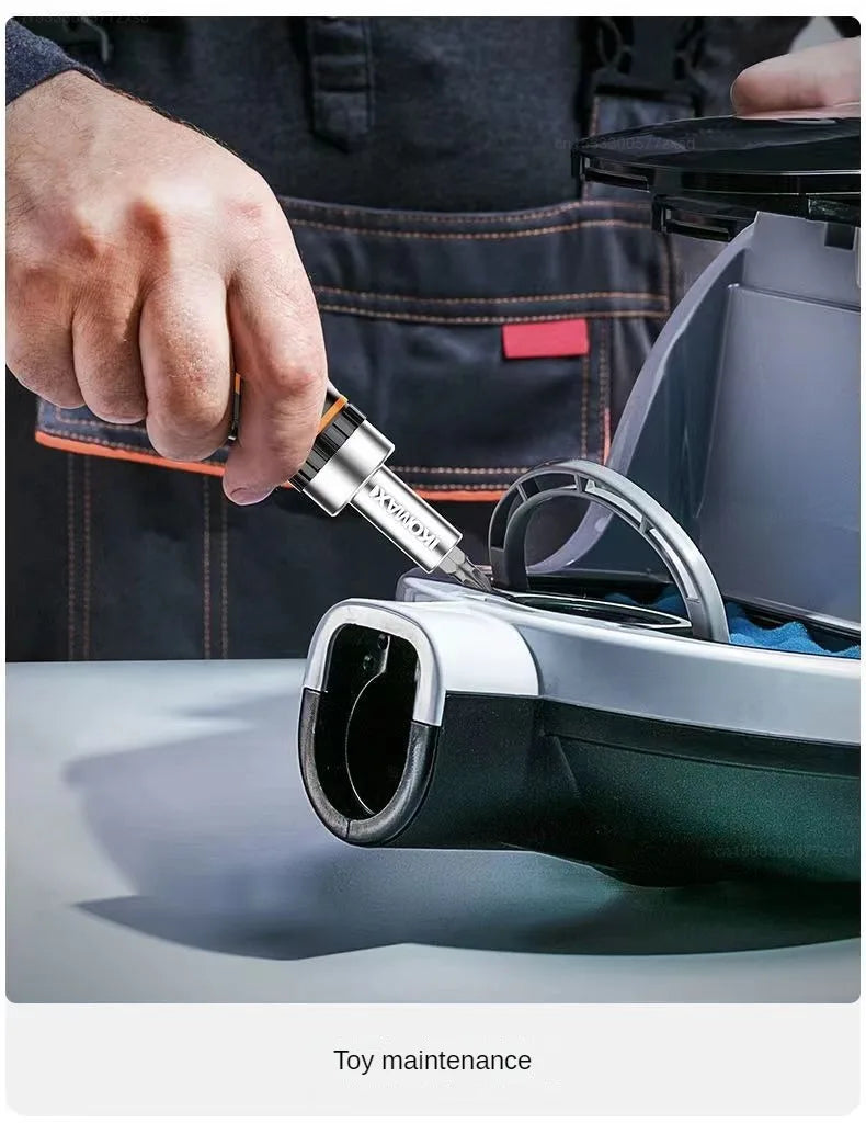 Xiaomi 9 In 1 Adjustable Ratcheting Screwdriver Set Magnetic Nut Driver Tools Multifunctional Electronic Repair Hand Screwdriver