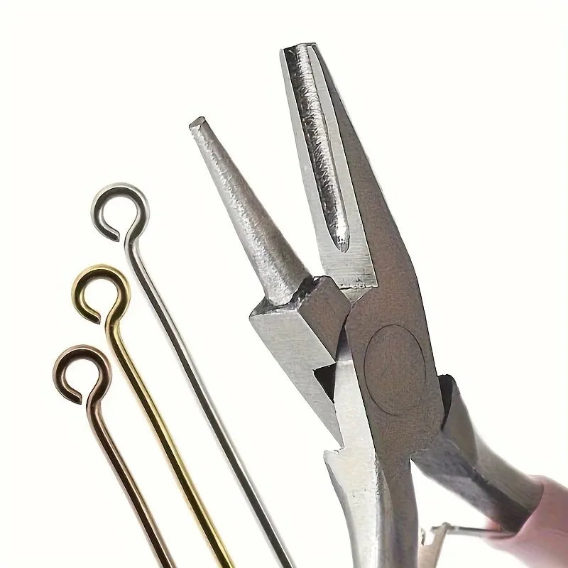 Premium 5-Inch Jewelry Pliers: Expert-Grade Concave Tool for Flawless Wire Loops & DIY Crafts – A Must-Have for Precision Jewelr