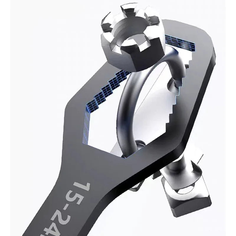 Self-tightening Adjustable Glasses Wrenches 8-24mm Universal Torx Wrench Board Double-head Torx Spanner Hand Tools for Factory