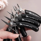 Jewelry Pliers Set, Jewelry Making Tools, Mini Pliers Kit with Wood Pallet, Pliers for Jewelry DIY Crafting Beading