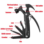 Multi-functional claw hammer, multi-purpose mini hammer, outdoor camping and mountaineering tools, multi-tool pliers, men's gift