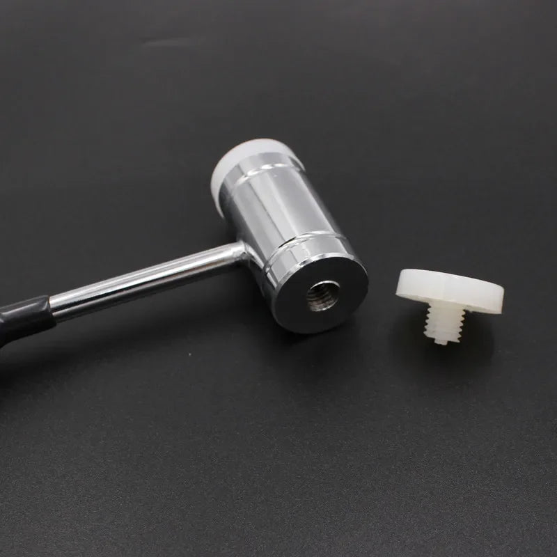 Dental Bone Hammer Double-headed Nylon Stainless Steel Handle Autoclave Teeth Surgical Extraction Tool Dentist Instrument