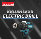 🔋🔋Original Makita DDF487 Cordless Driver Drill Brushless Electric Impact Screwdriver Rechargeable Power Tool 18V With battery