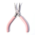 Portable Pink Color Stainless Steel Pliers Tools Round Nose Cutting Wire Pliers For Crafts Beading DIY Jewelry Making Supplies