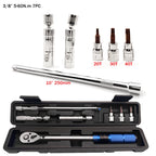 5-60N.m Torque Wrench 3/8 Inch Square Drive Torques Key ±3% High Precision Torque Wrench Professional Bicycle Automotive Tool