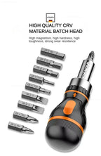 Xiaomi 9 In 1 Adjustable Ratcheting Screwdriver Set Magnetic Nut Driver Tools Multifunctional Electronic Repair Hand Screwdriver