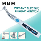 MBM Electric Torque Wrench for Dental Implant Torque Wrench with 16pcs Universal Screwdrivers Contra Angle Implant Tool