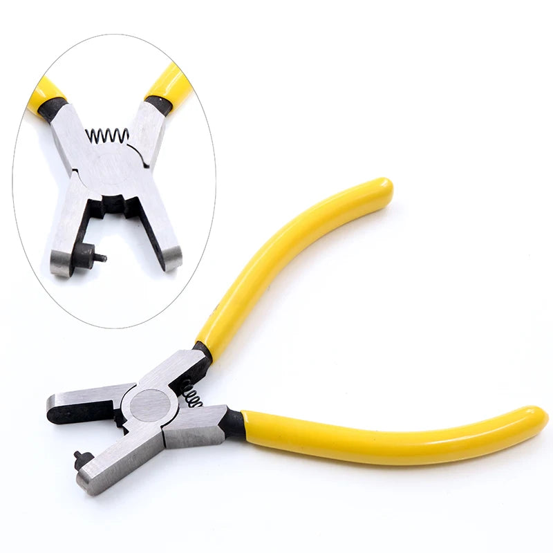 1 Piece Stainless Steel Needle Nose Pliers Jewelry Making Hand Tool Black 12.5cm