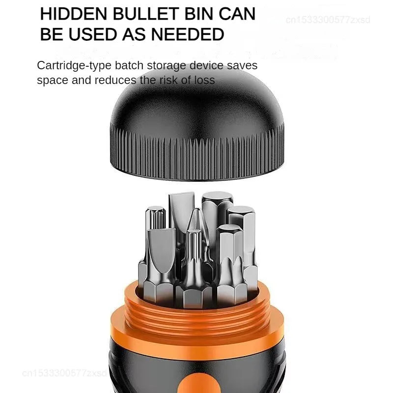 Xiaomi 9 In 1 Adjustable Ratcheting Screwdriver Set Magnetic Nut Driver Tools Multifunctional Electronic Repair Hand Screwdriver