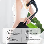 2025 Smart Fascia Gun Electric Massager Massage Hammer Electric Fascia Gun Home Handheld Hammer Back Artifact Christmas Gift