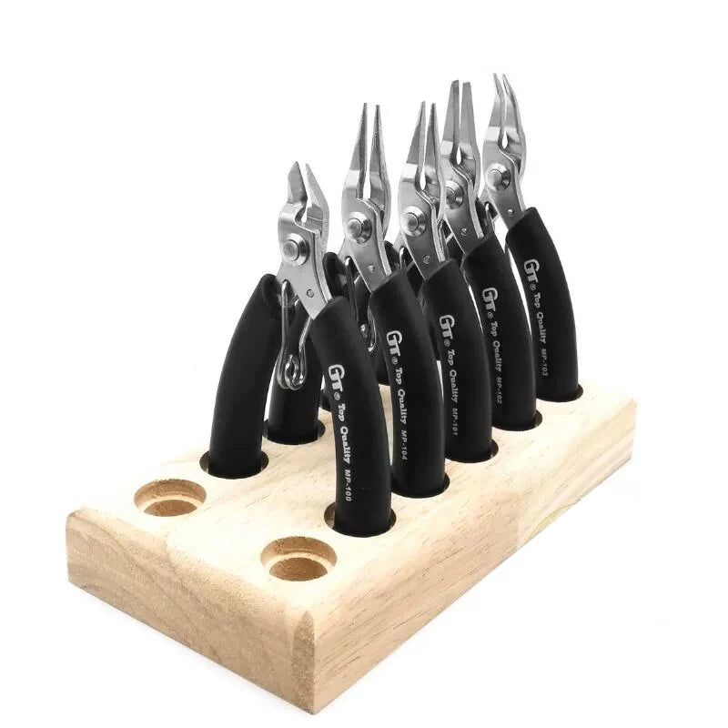 Jewelry Pliers Set, Jewelry Making Tools, Mini Pliers Kit with Wood Pallet, Pliers for Jewelry DIY Crafting Beading