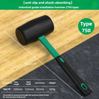 BaoLian Solid Rubber Hammer Industrial Grade Multifunctional Home Decoration Elastic Tile Installation Hammer