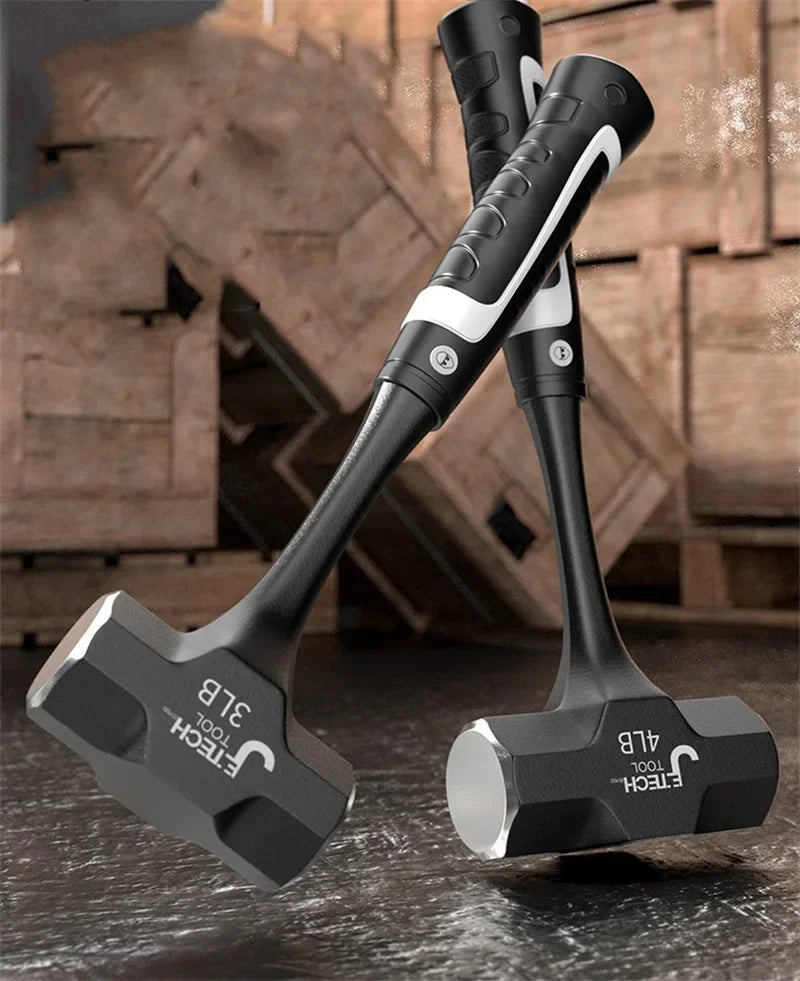 Z50 2LB-3LB Sledge Hammer Heavy Duty One-Piece Forged Steel Brick Drilling Crack Hammers Building Construction Engineer Hammer