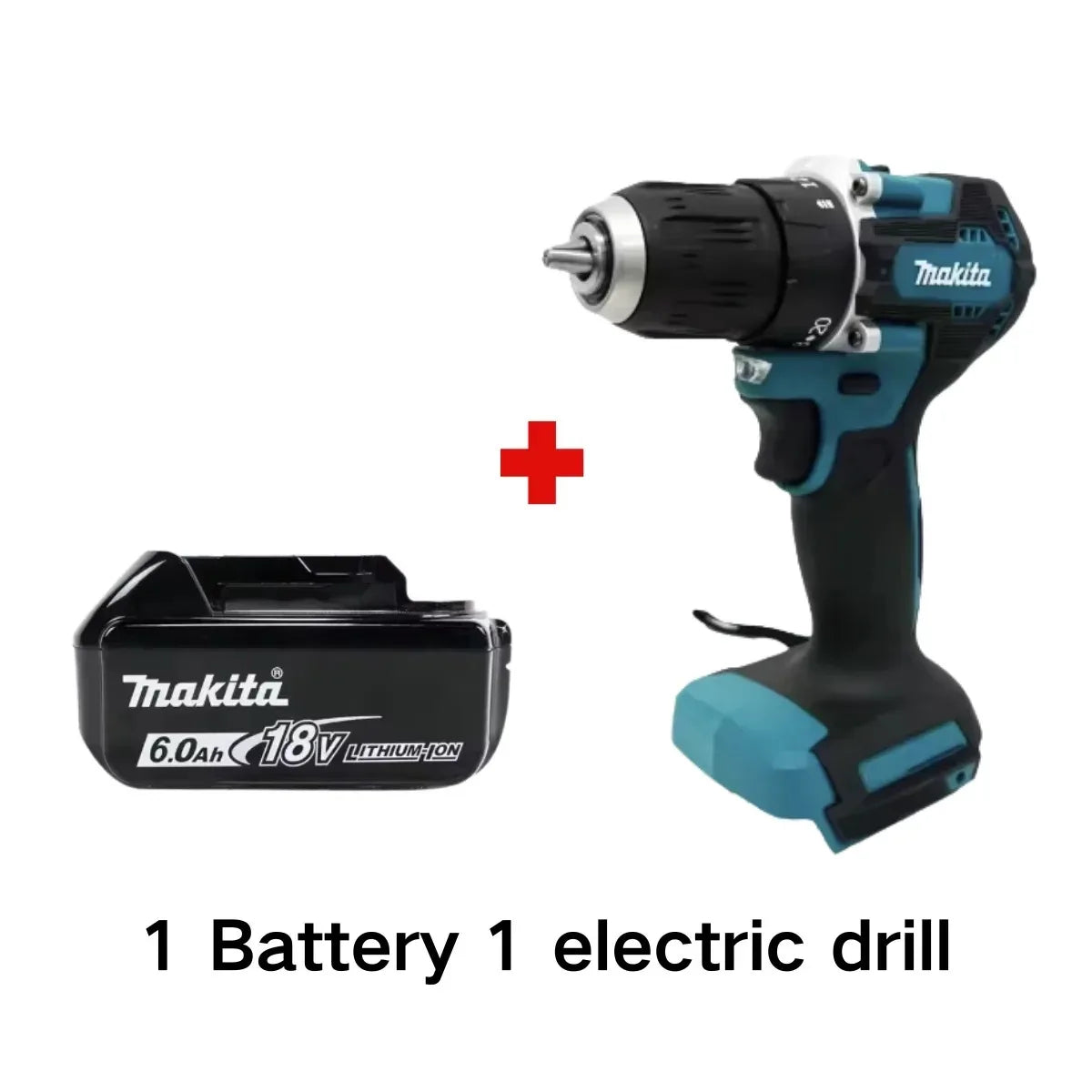 Makita 18V Battery DDF487 10MM Screwdriver Brushless Electric Drill Impact Drill Of Decoration Team Power Tools For Makita