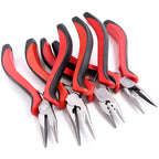1 Piece Stainless Steel Needle Nose Pliers Jewelry Making Hand Tool Black 12.5cm