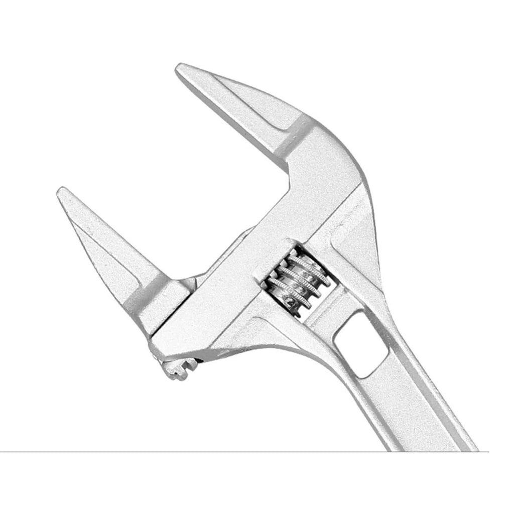 Mini Adjustable Bathroom Adjustable Wrench Strong Clamping Large Open End Multifunctional Aluminum Spanner Bathroom Repair Tool