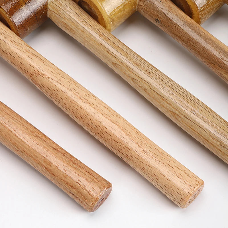 WUTA 100% Rawhide-head Mallet Leather Craft Hammer Stamping Jewelry Leather Worker Craft Tool Good Buffering Capacity 48mm 42mm