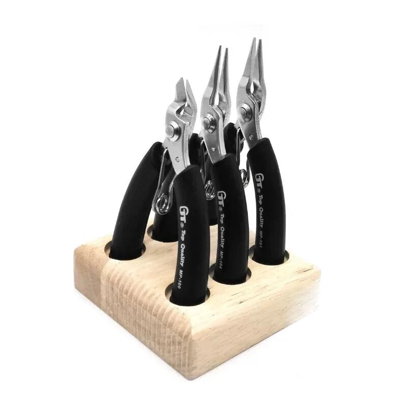 Jewelry Pliers Set, Jewelry Making Tools, Mini Pliers Kit with Wood Pallet, Pliers for Jewelry DIY Crafting Beading