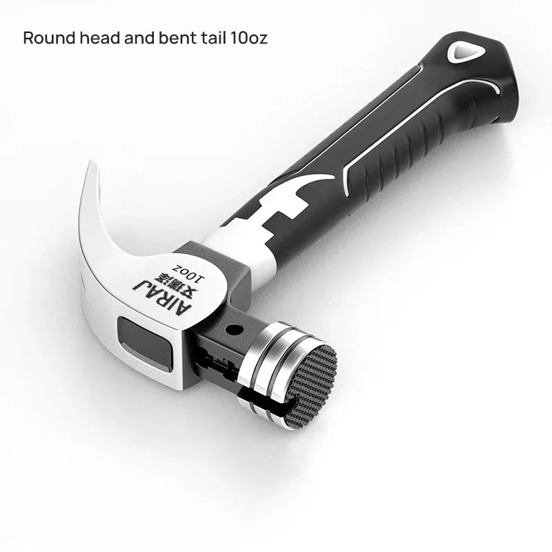 Mini Octagon Hammer Claw Hammer Special for Woodworking Household Hammers Multifunction Magnet Seiko Short Handle Tools