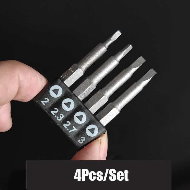 4-7Pcs Special-shaped Screwdriver Set 50mm U Shaped Y Type Triangle Inner Plum Type Cross Three Points Screwdriver Bit Tools