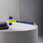 Double Headed Installation Hammer 25-45mm Rubber Handle Detachable Insulated Rubber Mallet for Electrical and Construction Work