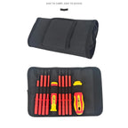 10Pcs Interchangeable Blade VDE Insulated Screwdriver Set with Case Magnetic 500V Home and Professional Use Electricians Tools