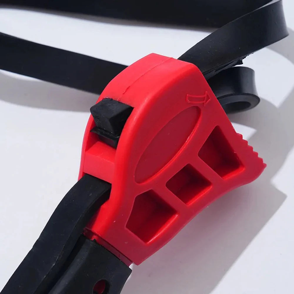 6inch Belt Wrench Oil Filter Puller Strap Spanner Chain Wrench Strap Opener, Adjustable   Disassembly Tool