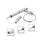 3 In 1 Eyeglass Screwdrivers Repair Kit with Keychain Watch Repair Glasses Screwdriver Recision Screw Driver Tools Accessories