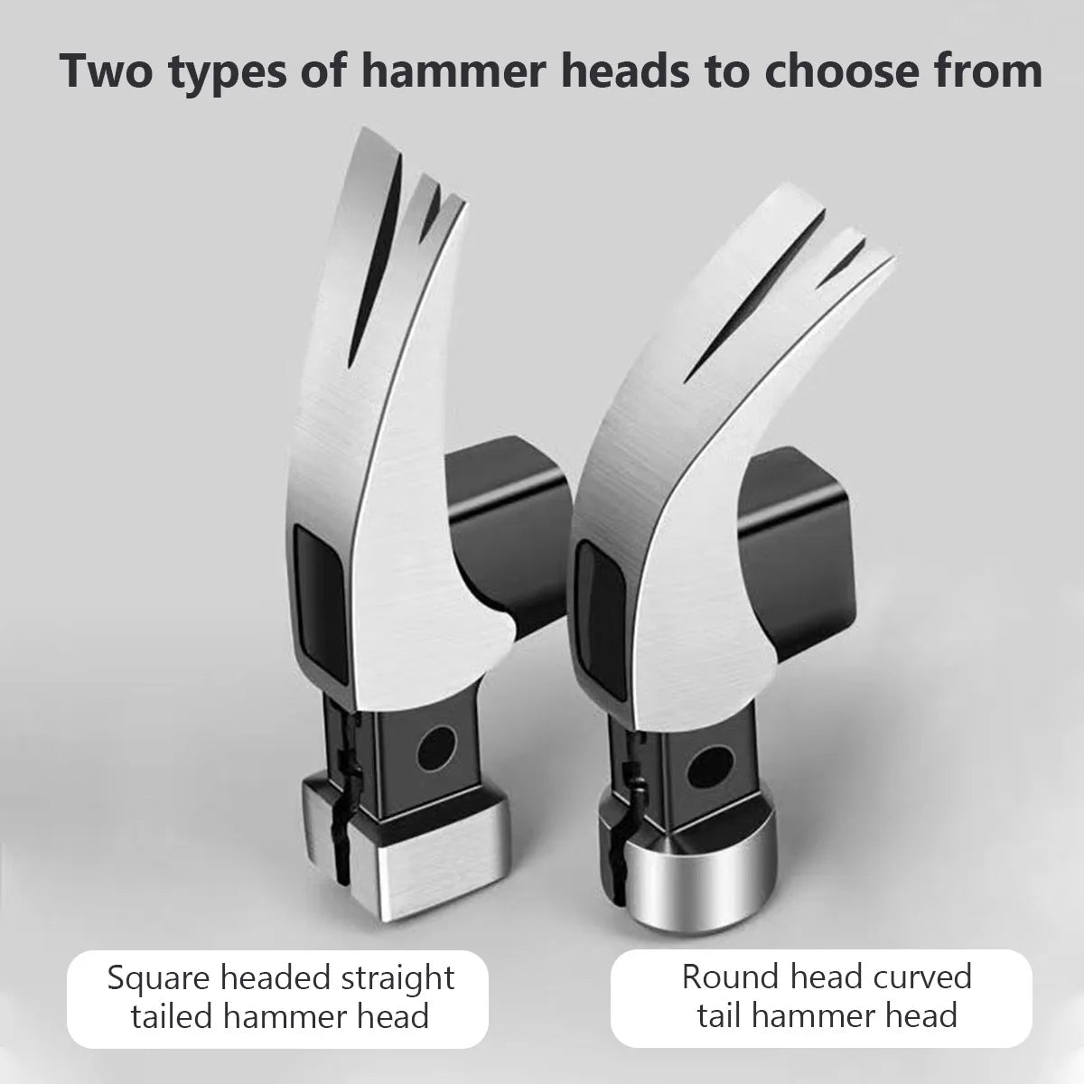 Multifunctional Sheep Horn Hammer Industrial Grade Decoration Household Hammer Wrapped with Glue Non Slip Hardware Tool