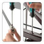 10Pcs Precision Screwdriver Set Hand Multi-tool Kit SL and PH Magnetic Bit Insulated Handle Screw Driver Repair Tools