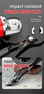 Water Pump Pliers Quick-Release Plumbing Pliers Pipe Wrench Adjustable Water Pipe Clamp Pliers Household Hand Tools Multi-functi