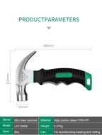 LAOA Mini Claw Hammer 8OZ Nail Hammer Tool Steel Woodworking Striking and Electronic Tools