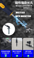 3*150-6*150mm PH0 PH1 PH2 Phillips Screwdriver 3MM 5MM 6MM Slotted Screw Driver Multifunctional Magnetic Cross Bolt Driver Tools