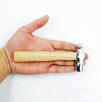 Smashing Walnut Round Head Wooden Handle Hammer Car Escape Tool Hand Hammer Multi Function Mini Hammer