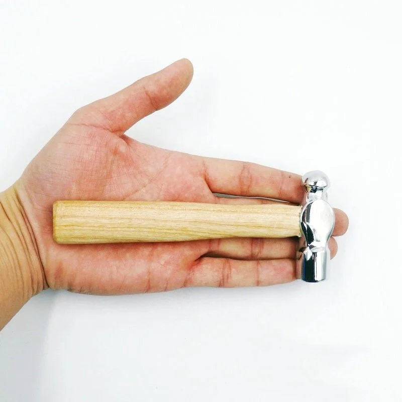 Smashing Walnut Round Head Wooden Handle Hammer Car Escape Tool Hand Hammer Multi Function Mini Hammer