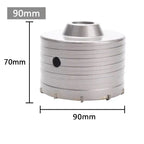 1Pc 30-150mm SDS-Plus Concrete Wall Hole Saw Hammer Drill Bit  with Circular Shaft Cutting Tool Masonry Cement Block